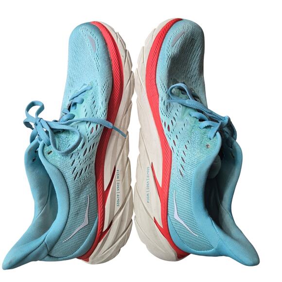 Hoka One One Women's Clifton 8 running shoes size 7.5 B No Insoles - Picture 7 of 9